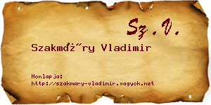 Szakmáry Vladimir névjegykártya